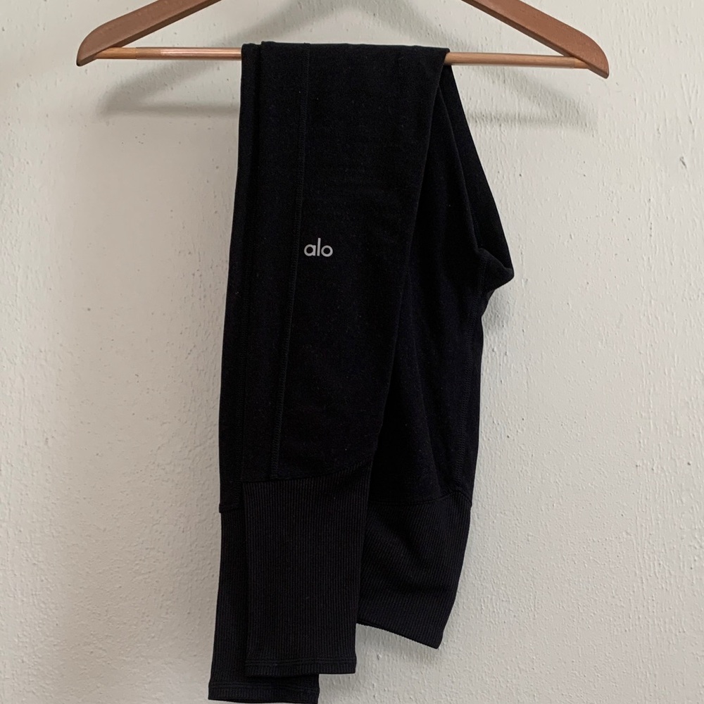 Alo Black Leggings XXS like new